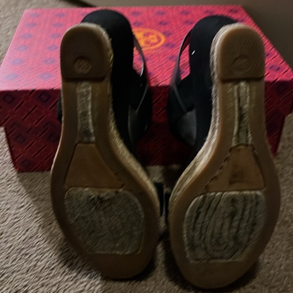 Tory Burch Black Slingback wedge - Picture 9 of 9